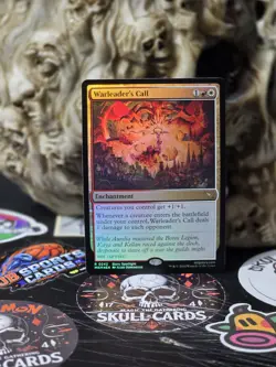 ☠☠ Magic the Gathering Warleader's Call Foil Card Murders at Karlov Manor - Image 1