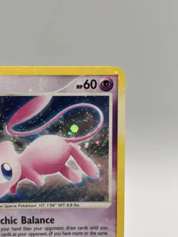 Mew 15/132 D&P Secret Wonders Pokemon Card Holo Foil Rare Swirl MP Mew Read - Image 3