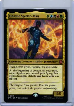 1x - Cosmic Spider-Man - #127 - Marvel's Spider-Man - NM MTG - Image 1