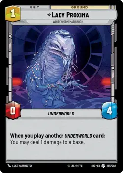 Lady Proxima - White Worm Matriarch SWU SHD 255 U NM - Image 1