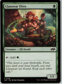 Llanowar Elves C Foundations Jumpstart 149 NM - Image 1