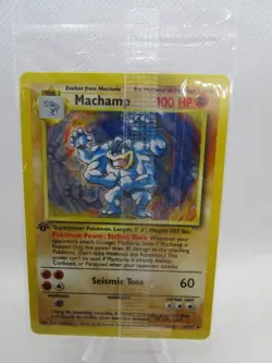 Pokemon TCG - Machamp - 8/102 - Holo 1st Edition - Sealed - Image 1