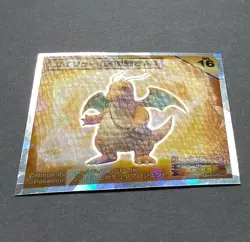 Dragonite Pokemon Mewtwo Strikes Back Mini Sticker Holo No.16 Nintendo Japan F/S - Image 2
