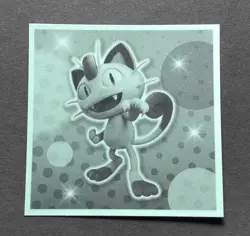 Dragonite Pokemon Mewtwo Strikes Back Mini Sticker Holo No.16 Nintendo Japan F/S - Image 3