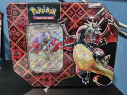 Pokemon TCG Scarlet & Violet Paldean Fates Shiny Charizard EX Tin *New Sealed* - Image 1