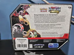 Pokemon TCG Scarlet & Violet Paldean Fates Shiny Charizard EX Tin *New Sealed* - Image 2