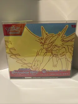 🔥 Pokemon TCG - Paradox Rift Pokemon Center Exclusive ETB - Sealed W/ Case ⁉ - Image 1