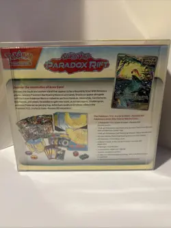 🔥 Pokemon TCG - Paradox Rift Pokemon Center Exclusive ETB - Sealed W/ Case ⁉ - Image 2