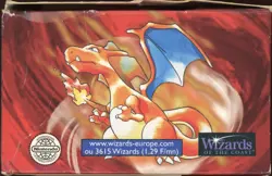 1999 Pokemon FRENCH 1st Edition Base Set Booster Box Display OPENED EMPTY VIDE - Image 3