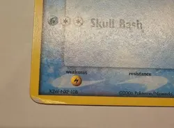 Pokemon TCG 2006 Squirtle EX Crystal Guardians 63/100 Regular Common - Image 3