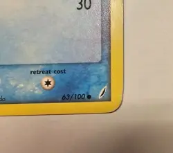 Pokemon TCG 2006 Squirtle EX Crystal Guardians 63/100 Regular Common - Image 4