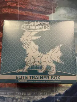 Pokemon SUN AND MOON CRIMSON INVASION Elite Trainer Box ETB New SEALED - Image 1