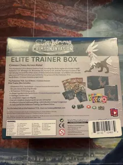 Pokemon SUN AND MOON CRIMSON INVASION Elite Trainer Box ETB New SEALED - Image 3