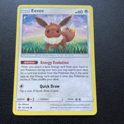 Pokemon TCG Eevee Sun & Moon 101/149 Holo Promo Near Mint (NM) - Image 1