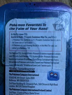 Pokemon TCG Scarlet & Violet Prismatic Evolutions Umbreon Sealed Mini Tin - Image 3
