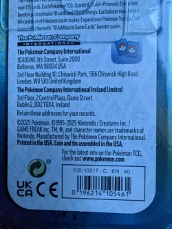 Pokemon TCG Scarlet & Violet Prismatic Evolutions Umbreon Sealed Mini Tin - Image 4