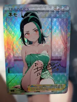 Nemona Pokemon Anime Waifu Sexy Goddess Doujin Card - Image 1