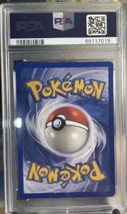 1999 Fossil 1st Edition Fossil Krabby PSA 9 MINT 51/62 WOTC Pokemon Card 🦀 - Image 2