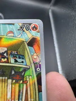Pokemon TCG Litten Full Art Holo Card 167/162 Temporal Forces Illustration Rare - Image 3