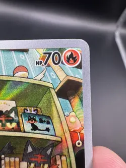Pokemon TCG Litten Full Art Holo Card 167/162 Temporal Forces Illustration Rare - Image 5