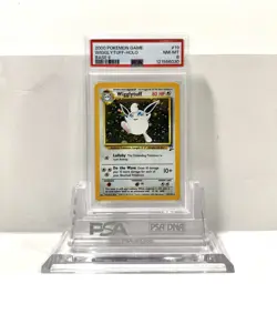 WIGGLYTUFF HOLO 19/130 - 1999 BASE SET 2 POKEMON CARD - PSA 8 NM- MINT - Image 1