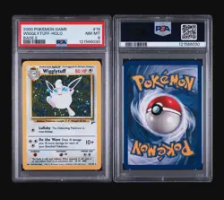 WIGGLYTUFF HOLO 19/130 - 1999 BASE SET 2 POKEMON CARD - PSA 8 NM- MINT - Image 4