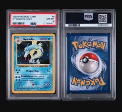 GYARADOS HOLO 6/102 - POKEMON CARD 1999 BASE SET - FRESH SLAB PSA 8 NM- MINT - Image 4