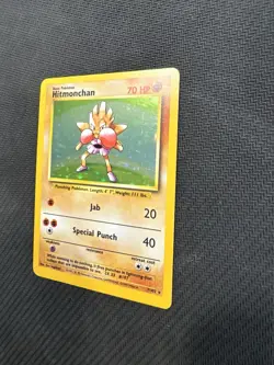 HITMONCHAN HOLO - 1999 Base Set 7/102 - Pokemon Card 151 WOTC - LP/MP Clean 🥊 - Image 5