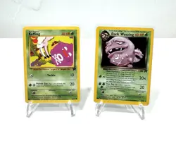 Dark Koffing & Weezing Holo - 1999 Team Rocket Pokemon Cards WOTC - NEAR MINT - Image 1