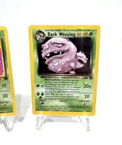 Dark Koffing & Weezing Holo - 1999 Team Rocket Pokemon Cards WOTC - NEAR MINT - Image 4