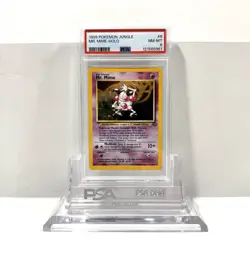MR. MIME HOLO 6/64 - JUNGLE POKEMON CARD 1999 - FRESH SLAB PSA 8 NM- MINT - Image 1