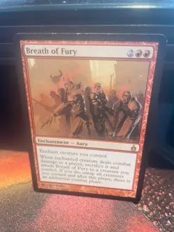 [LP] 1x English Breath of Fury MTG Card | Ravnica: City of Guilds Rare - Image 1