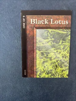 MTG BLACK LOTUS ULTRA PRO PUZZLE QUEST PIECE ( 1 OF 9) MAGIC THE GATHERING PROMO - Image 1