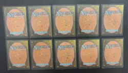 MTG 10X ICE AGE SNOW COVERED MOUNTAIN MAGIC THE GATHERING COMMON LAND ENGLISH - Image 2