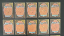 MTG 10X JAPANESE BLACK BORDERED PLAINS FBB MAGIC THE GATHERING BASIC LAND #A - Image 5
