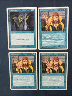 MTG 4X COUNTERSPELL - 4TH AND 5TH EDITION - ENGLISH + ITALIAN COMMON BLUE - Image 5
