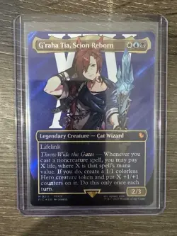Magic The Gathering Final Fantasy Borderless Foil G'raha Tia, Scion Reborn #0211 - Image 1