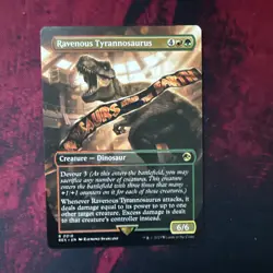 MTG Ravenous Tyrannosaurus Borderless #0018 - Image 1