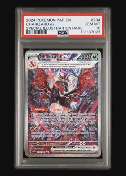 PSA 10 Charizard EX 234/091 SIR - Paldean Fates English GEM MINT FRESH SLAB - Image 1