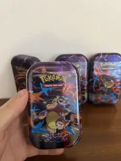 Pokemon: Mega Evolution - Mega Heroes Mini Tin (Set of 4) Sealed IN HAND - Image 2