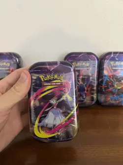 Pokemon: Mega Evolution - Mega Heroes Mini Tin (Set of 4) Sealed IN HAND - Image 3