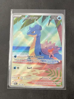 2025 Pokemon Misty's Lapras Illustration Rare 194/182 Destined Rivals - Image 1