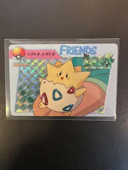 MINT - Togepi 66 Carddass Vending Prism 1998 Japanese Pokemon Holo Rare Bandai - Image 1