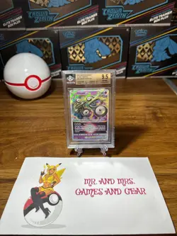 Pokemon TCG Unown VSTAR Silver Tempest 066/195 Holo Ultra Rare BGS 9.5 GEM MINT - Image 1