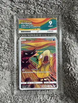 Pokemon Ace 9 Mint Psyduck Scream Munch 286/SM-P not PSA - Image 3