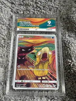 Pokemon Ace 9 Mint Psyduck Scream Munch 286/SM-P not PSA - Image 5