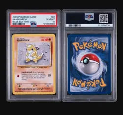 SANDSHREW 62/102 - BASE SET 1999-2000 POKEMON - FRESH SLAB - PSA 10 GEM MINT 💎 - Image 4
