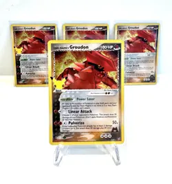 Team Magma’s Groudon -9/95 Holo Rare Pokemon 25th Celebrations *PACK FRESH NEW!* - Image 1