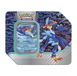 Pokemon TCG Paldea Partners Tin Quaquaval Factory Sealed - Image 1