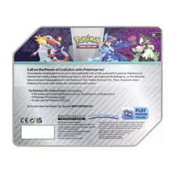 Pokemon TCG Paldea Partners Tin Quaquaval Factory Sealed - Image 2